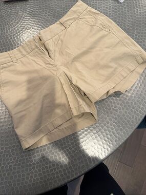 J. Crew Khaki Cotton Bermuda Shorts